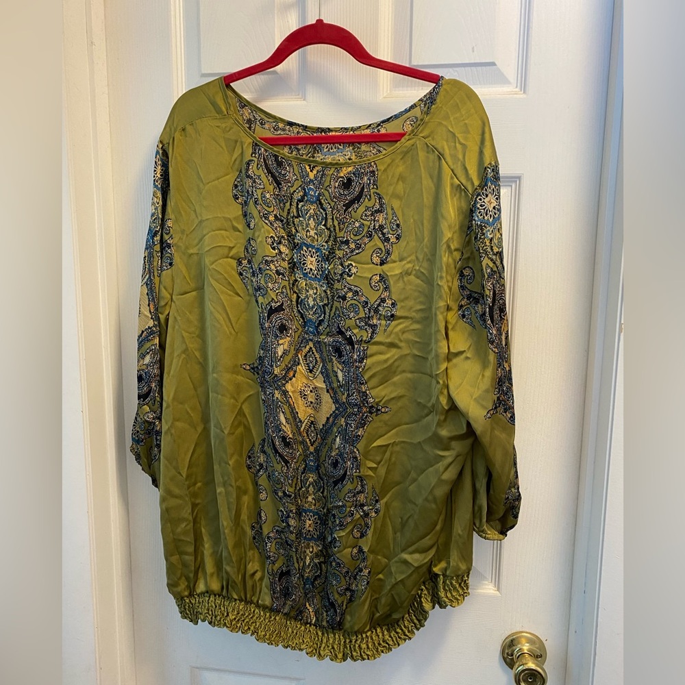 Green shirt